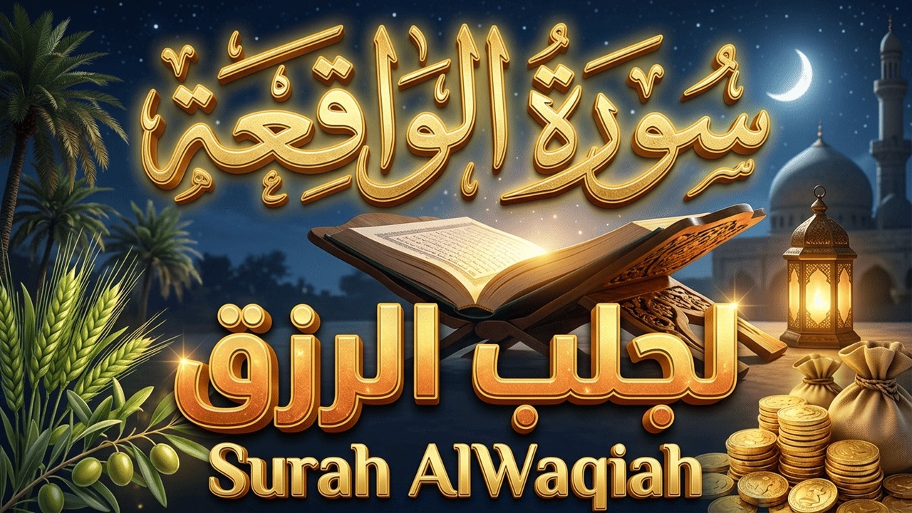 سورة الواقعة كاملة 💰 لجلب الرزق الوفير والبركة | استمع يومياً ولن تصيبك فاقة أبداً | Surah Al-Waqiah