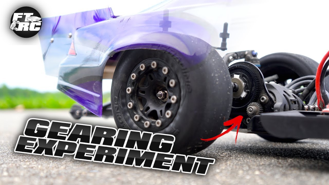 No Prep RC Drag Car Gearing Test! | How to Select RC Drag Car Gearing