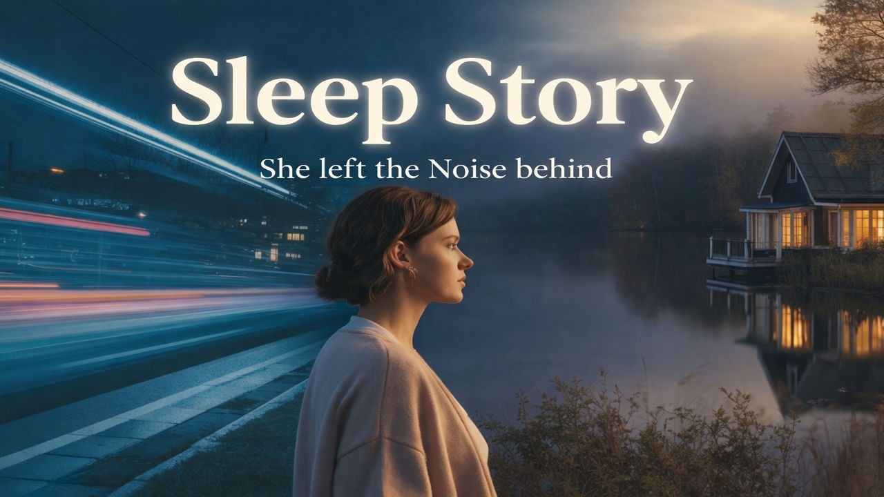 The Woman Who Left the City | Cozy Lakeside Cottage Sleep Story for Deep Relaxation