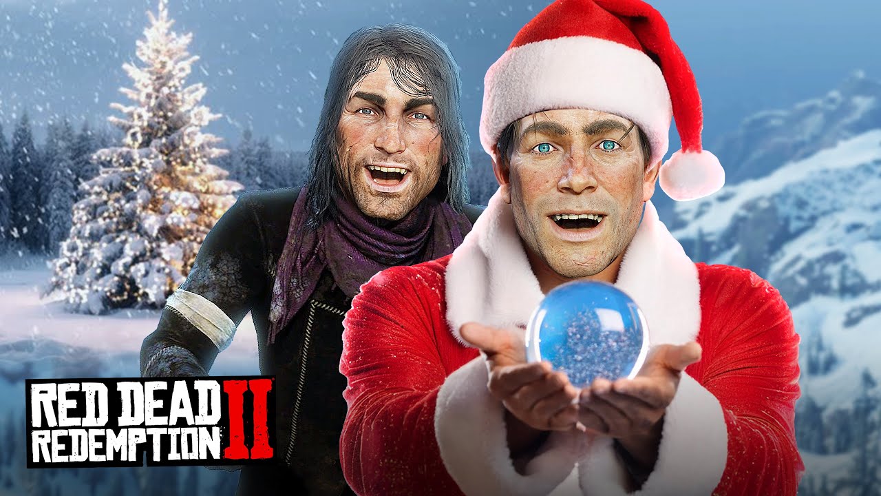 Мы устроили рождественскую вечеринку в RDR2!
