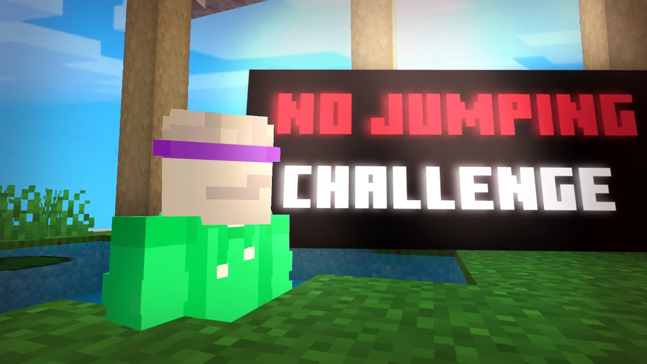 NO JUMPING!!?  [BEDWARS HIVE CHALLENGE]
