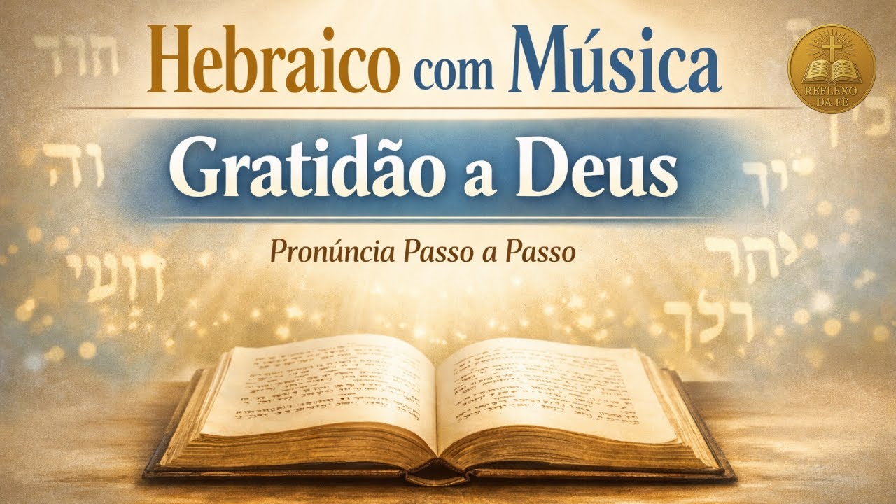Aprenda Hebraico com Música  Gratidão a Deus Pronúncia Passo a Passo