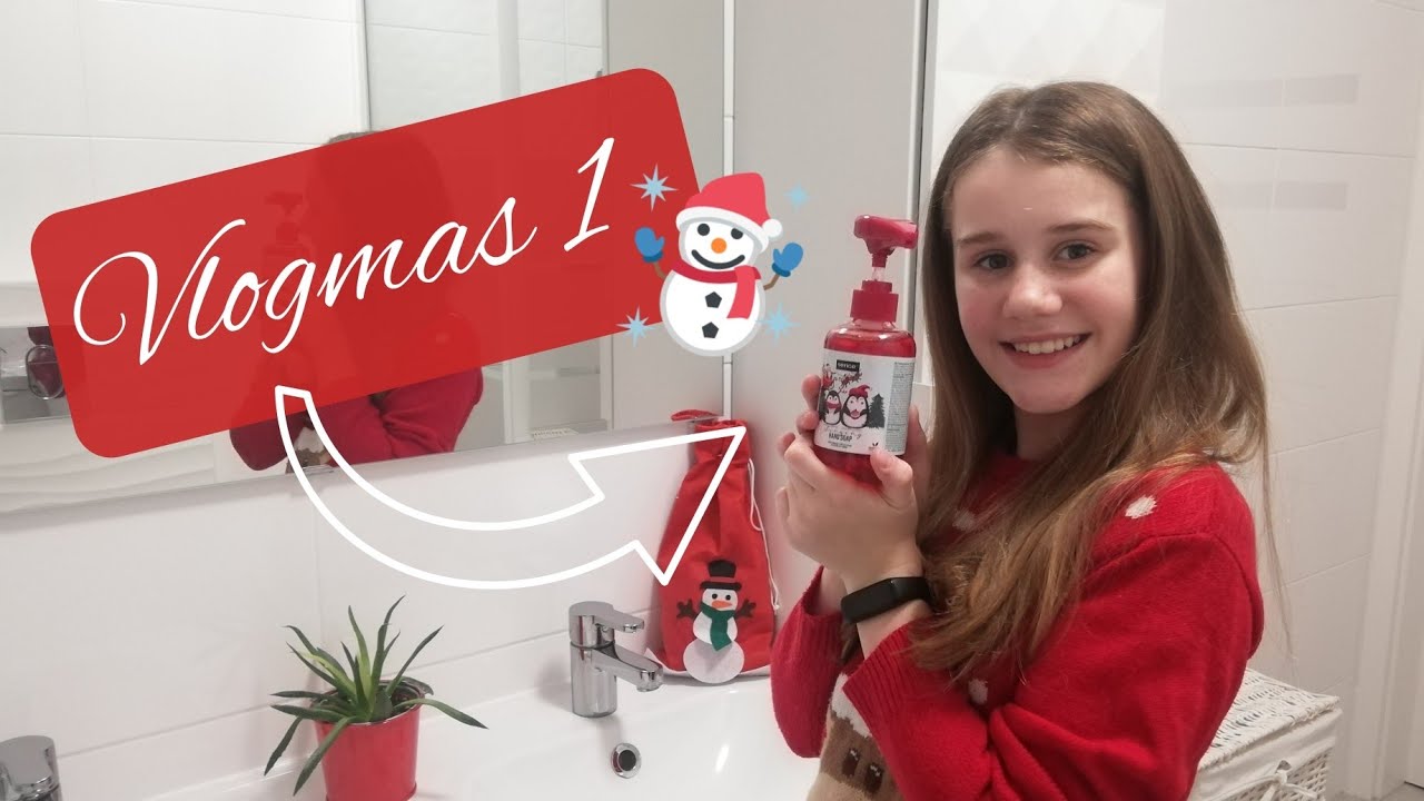 Test świątecznego grającego mydła do rąk ☃️ pomysł na prezent 🎁 VLOGMAS 2021 #1