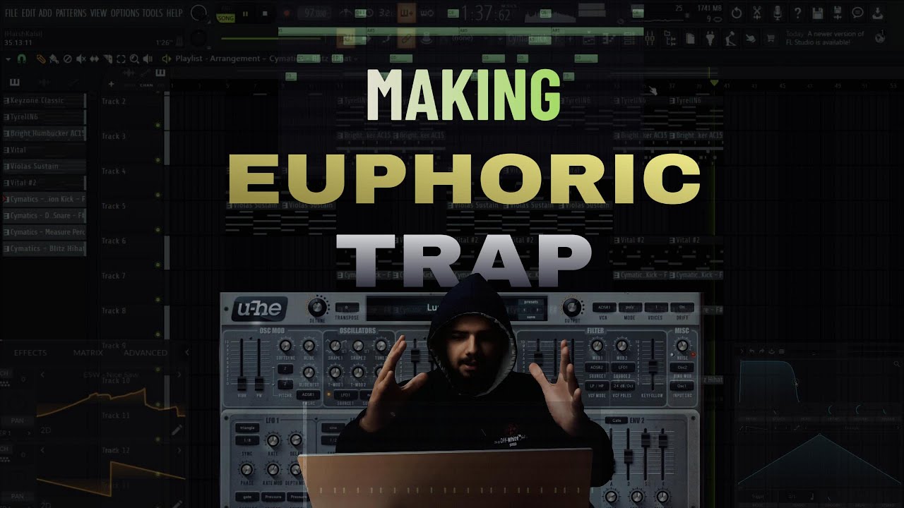 HOW I MADE EUPHORIC ARP FOR TRAP IN FL STUDIO