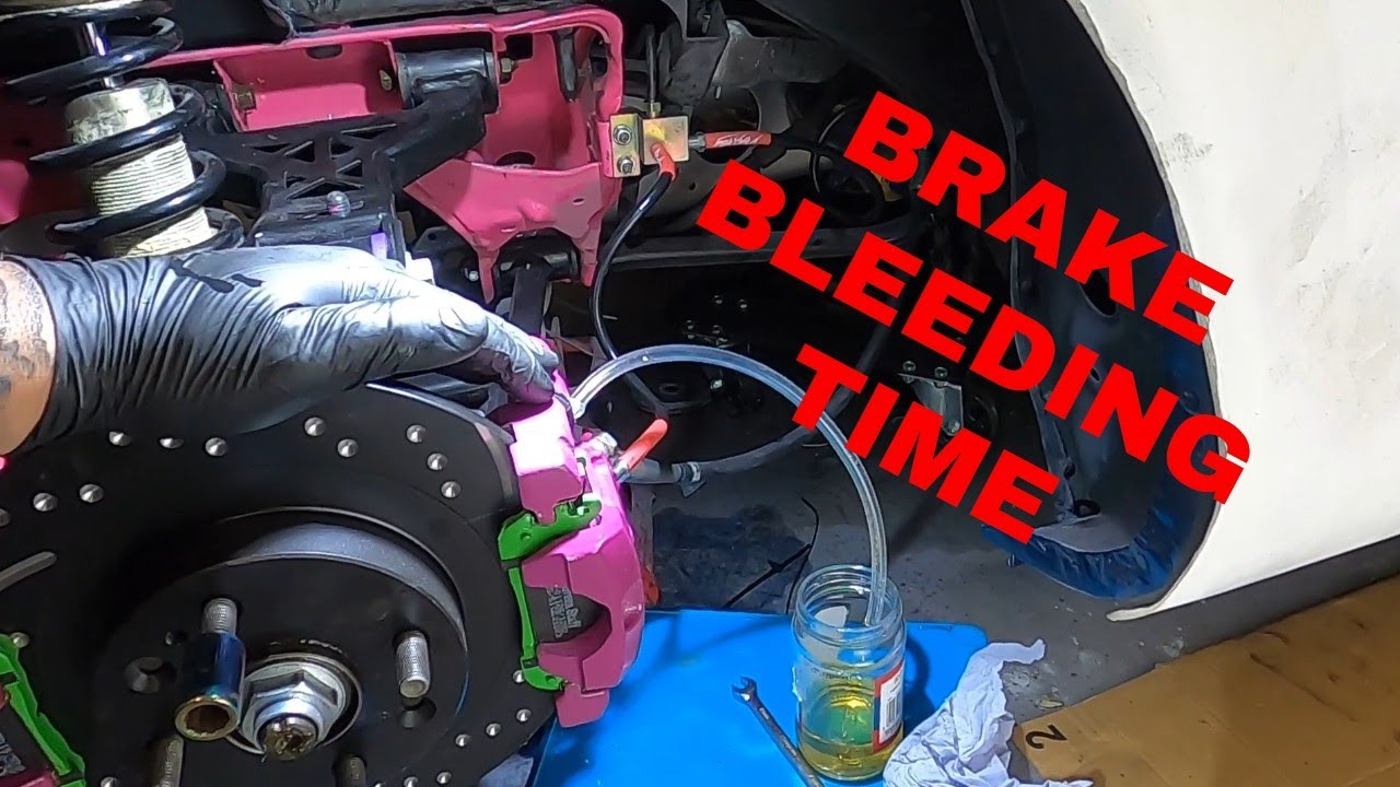 BRAKE BLEEDING AND E BRAKE SETUP : MX5 TURBO BUILD pt 49