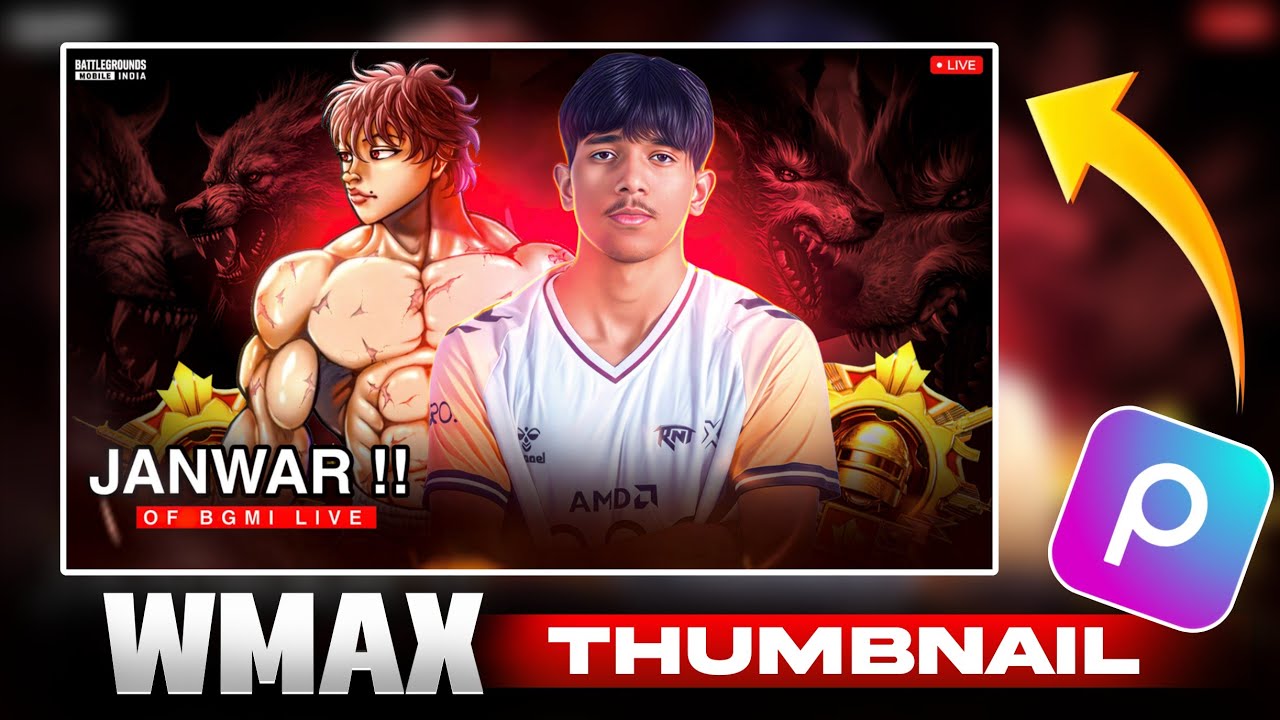 Make This Amazing Gaming Thumbnail Like @WmaxGaming6 🔥