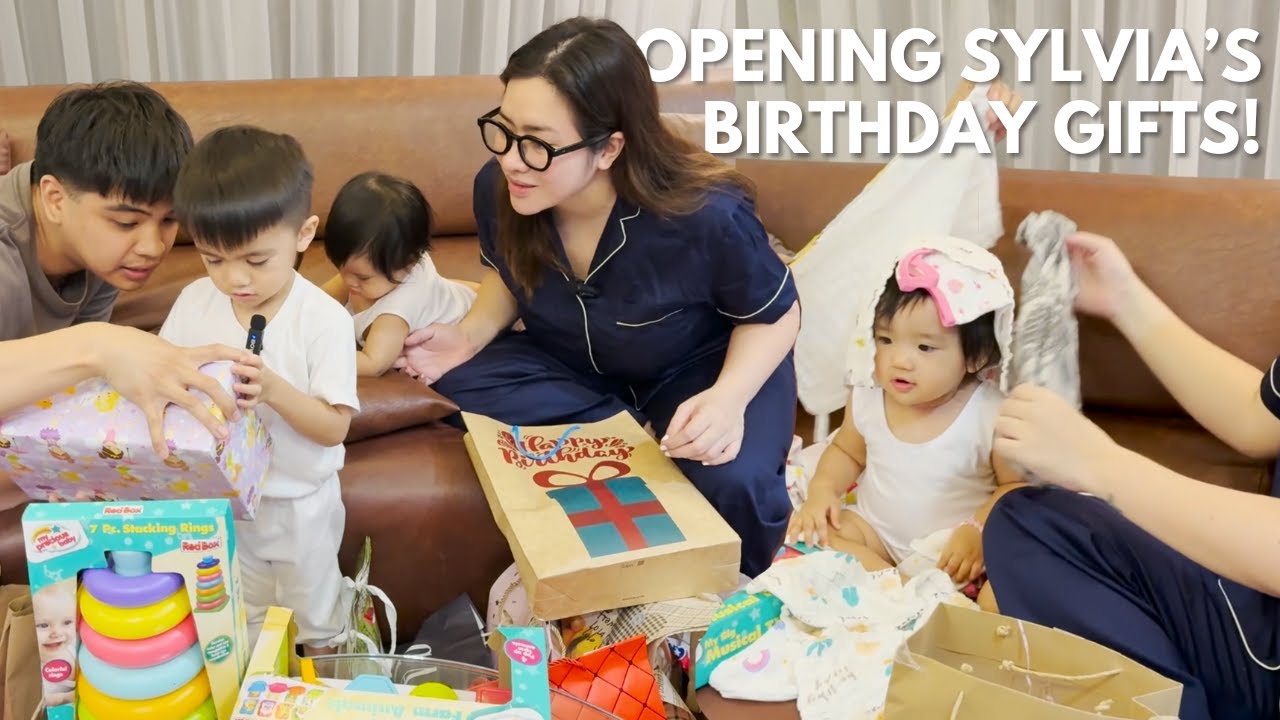 OPENING SYLVIA'S BIRTHDAY GIFTS! | Love Angeline Quinto