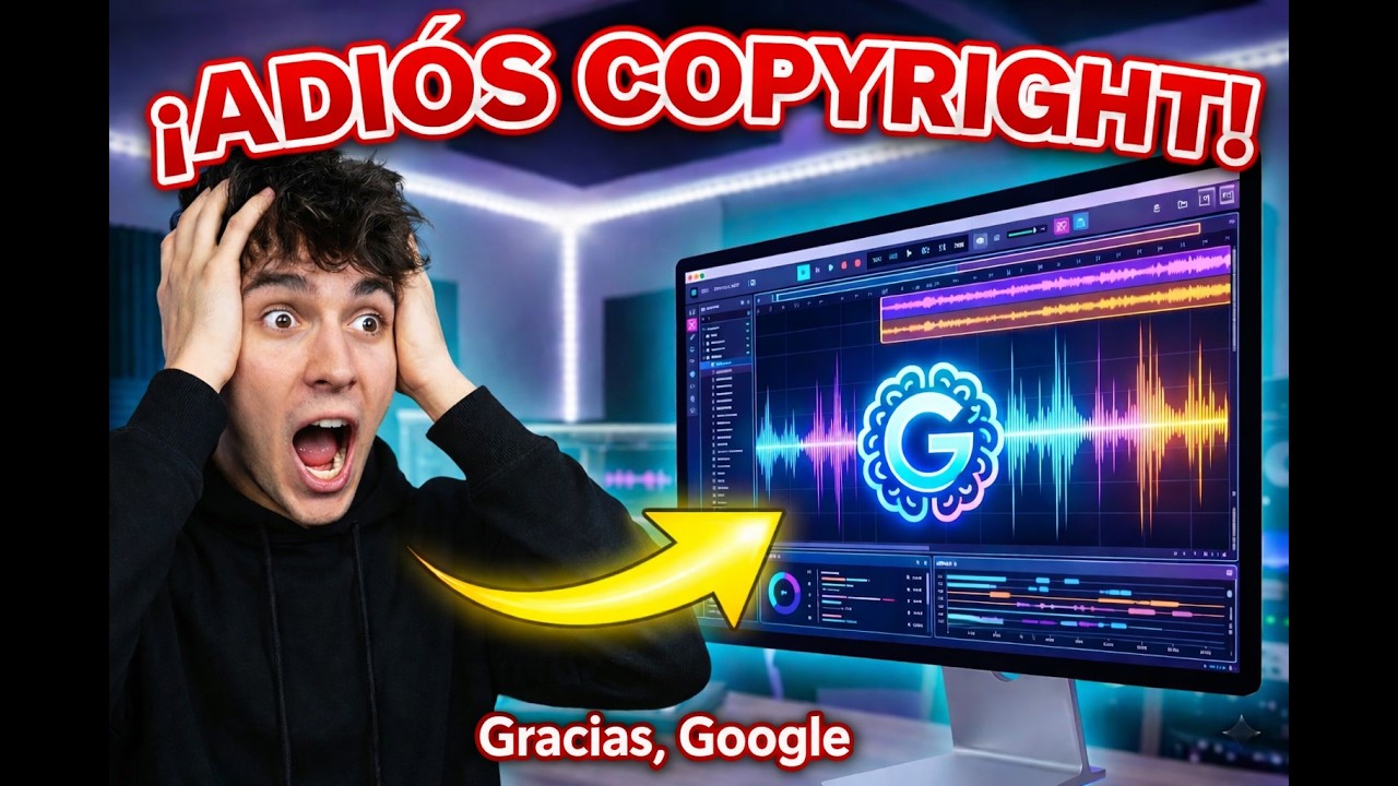 La IA de Google que crea Música GRATIS (Adiós al Copyright)