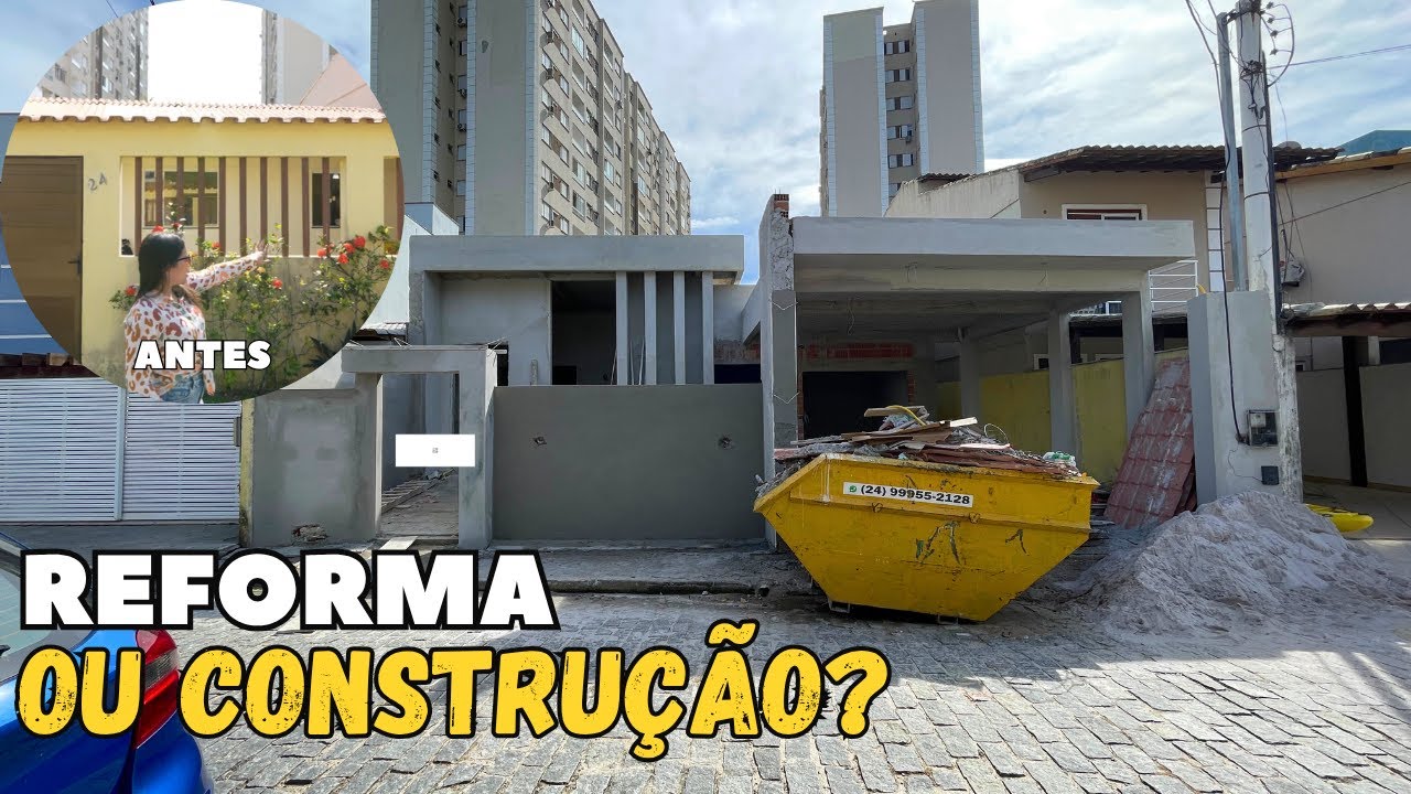 Reforma Com imprevisto: Transformei a Casa ANTIGA que Morei em uma  MODERNA dos Sonhos