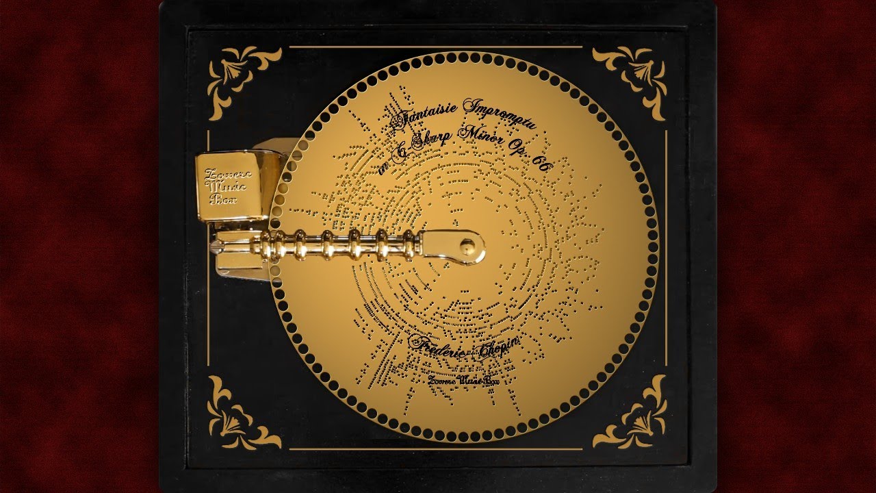 Chopin: Fantaisie Impromptu in C-Sharp Minor, Op. 66 (Music Box Video)