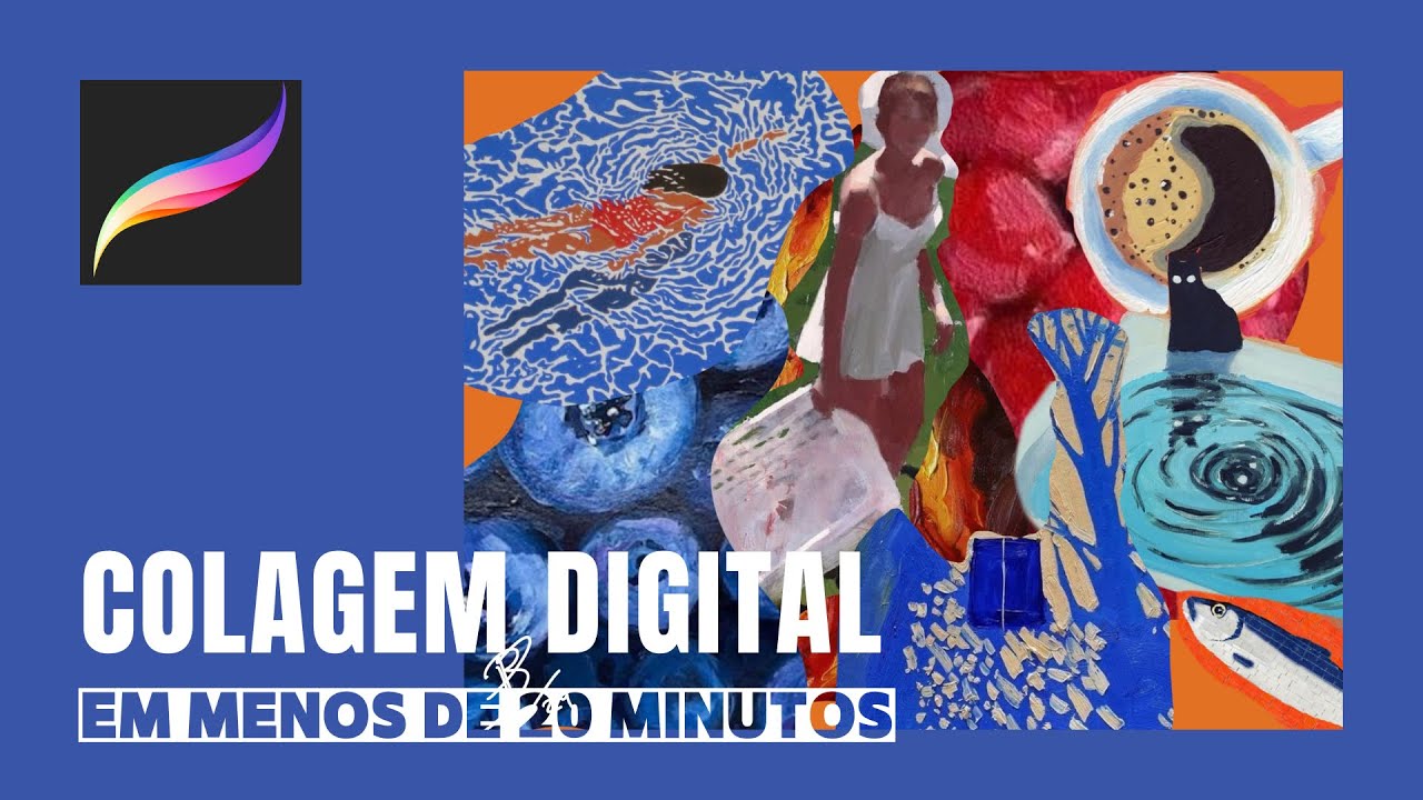 COMO FAZER UMA COLAGEM DIGITAL - TUTORIAL PROCREATE