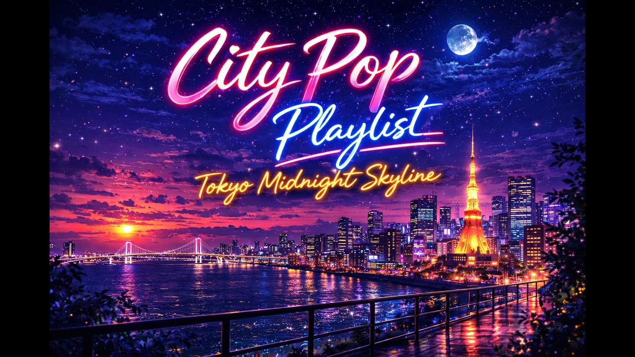 Tokyo Midnight Skyline 🌃 City Pop Night Drive Playlist