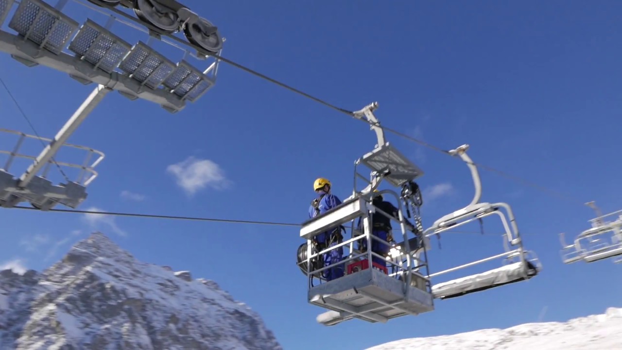 Gargellen Montafon Revision Bergbahn Teil 1