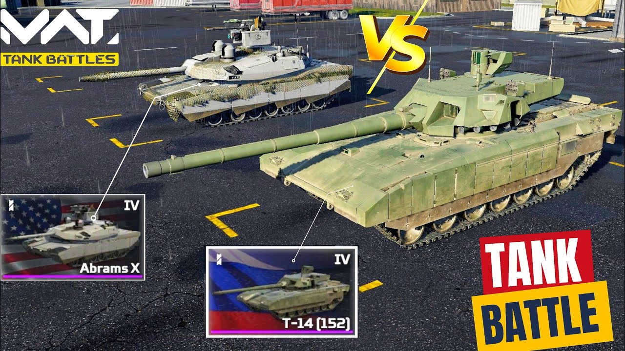T-14 (152) Vs Abrams-X MWT Tank Battles