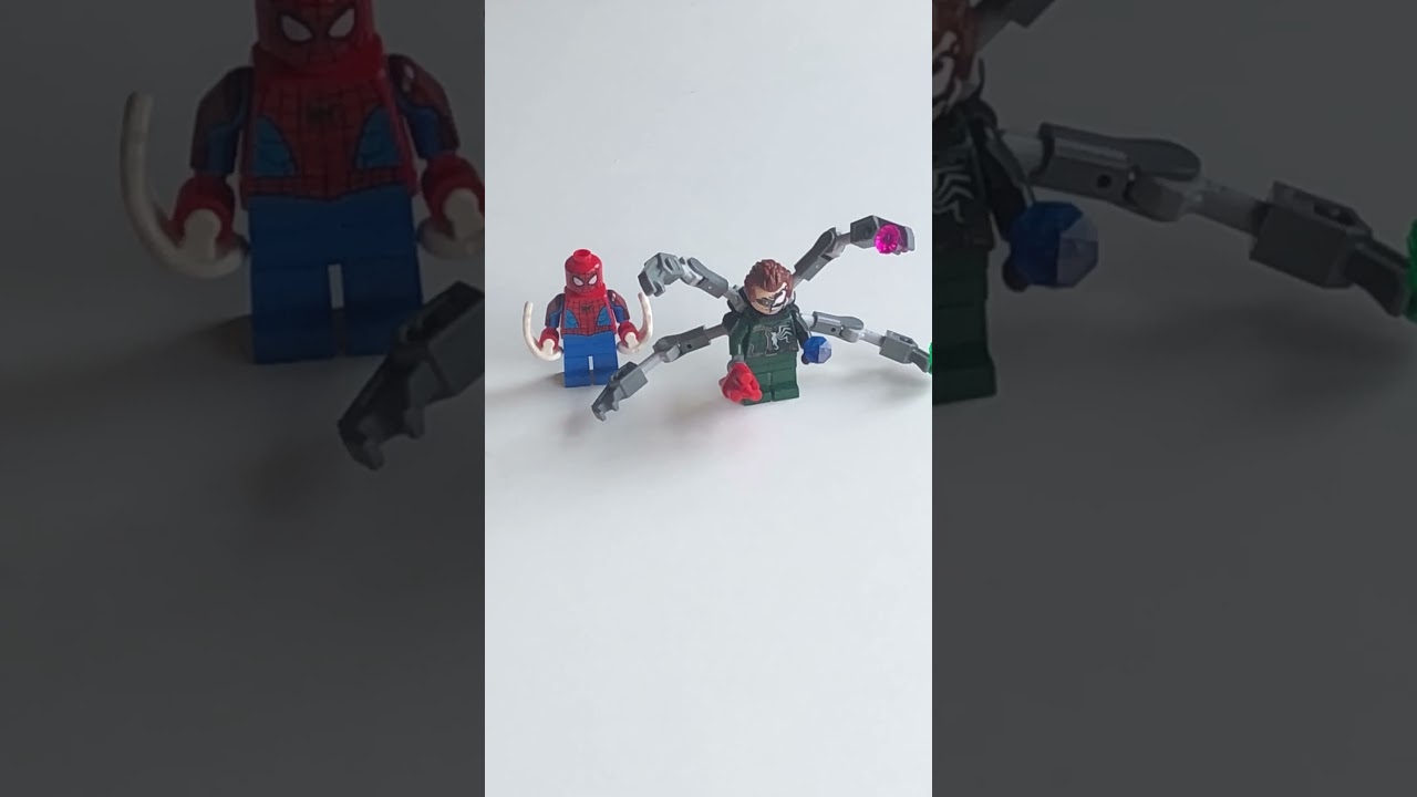 Lego Marvel 76275 Pościg na motocyklu: Spider-man vs Doc Ock speed build