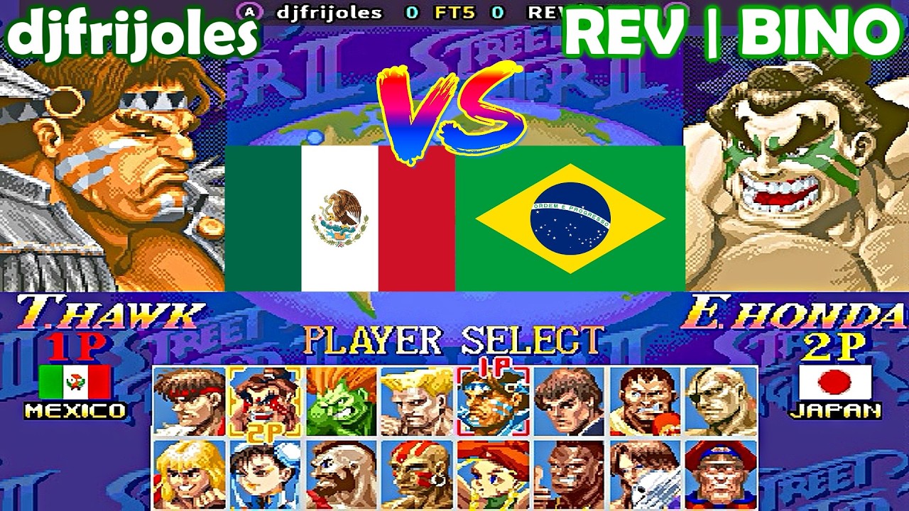 Super Street Fighter II X: Grand Master Challenge - djfrijoles vs REV | BINO