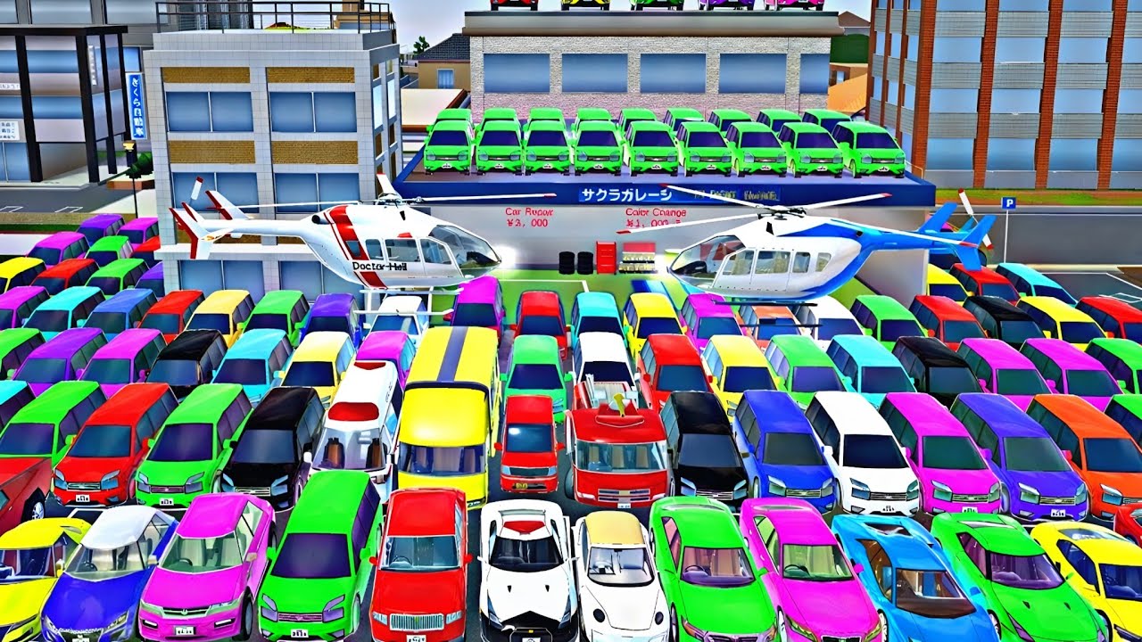 ✅Sakura Home Girl Round Car Collation A REPAIR SHOP | Car collation | Sakura School Simulator