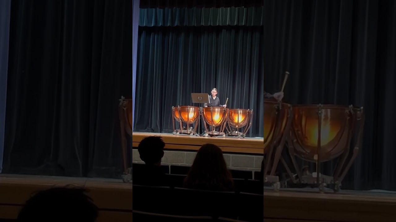 Solo and Ensemble best in room recital - Sonata for Timpani by John Beck