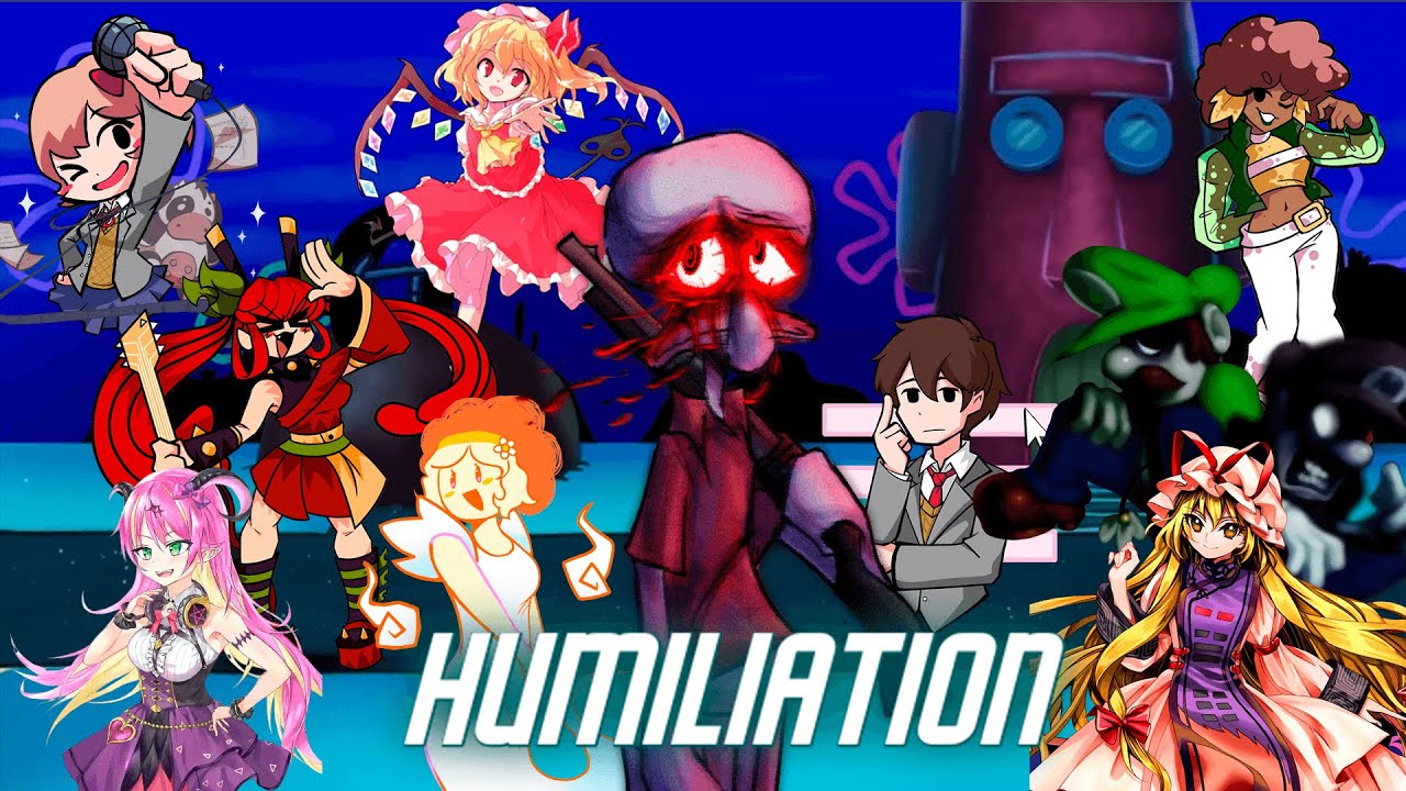 FNF Humiliation but Different Characters Sing It  (FNF Humiliation but Everyone Sings It)