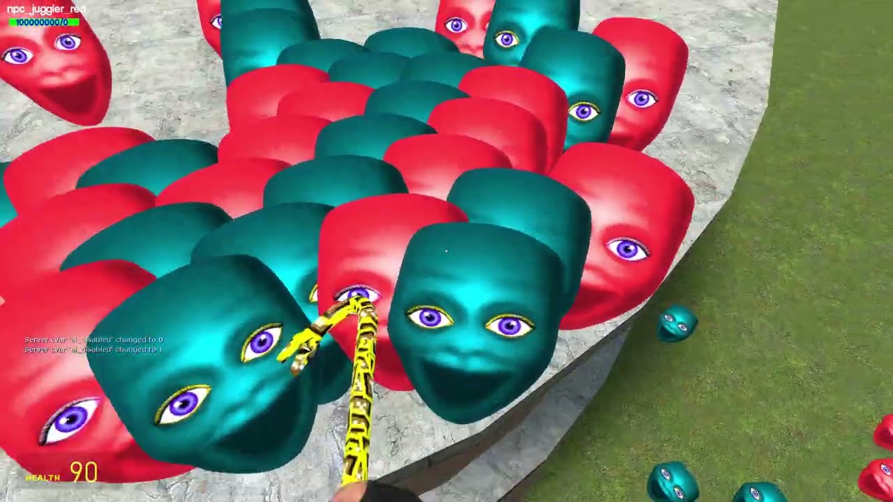 Kuchisake Onna,  Jungler Original  Vs Towers In Garry's Mod
