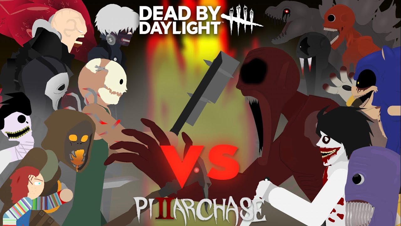 Dead by Daylight vs Pillar Chase 2 (1/2) - Fight Animation
