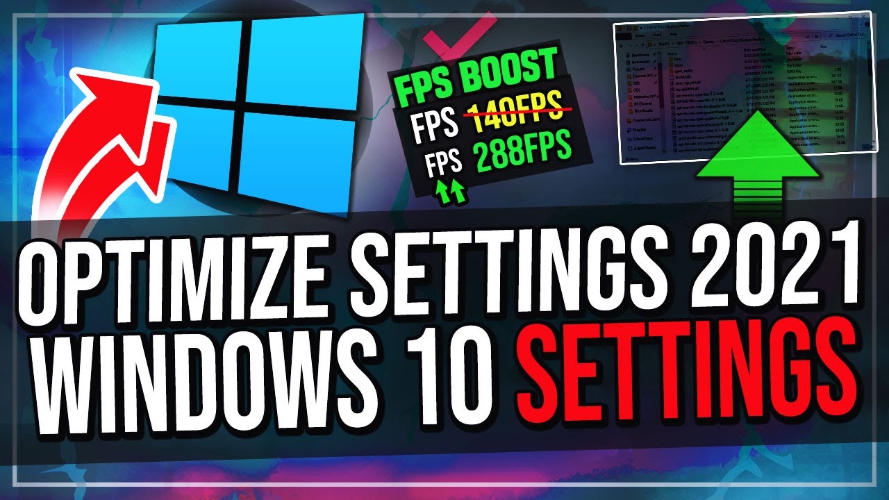 How To Optimize Windows 10 for Gaming (2024) Increase FPS and Performance!