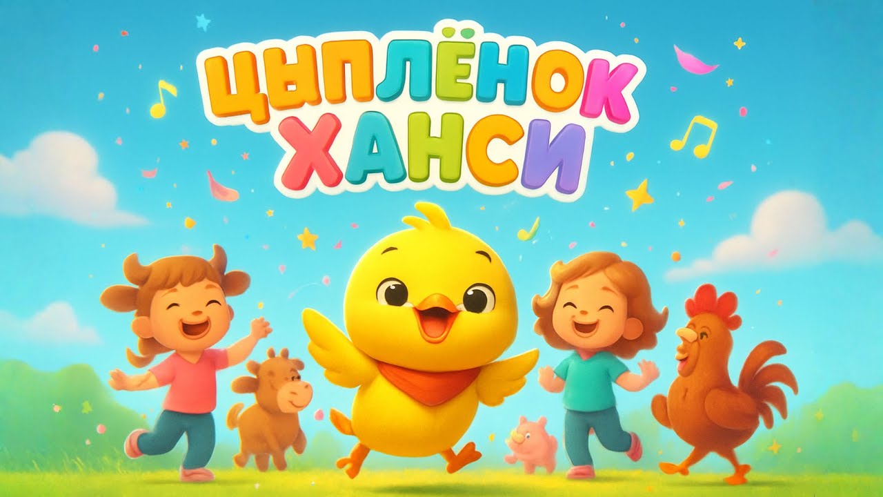 🐥🎶 Цыплёнок Ханси | Весёлая песня · Танцевальная песня для детей | Пусть бегут