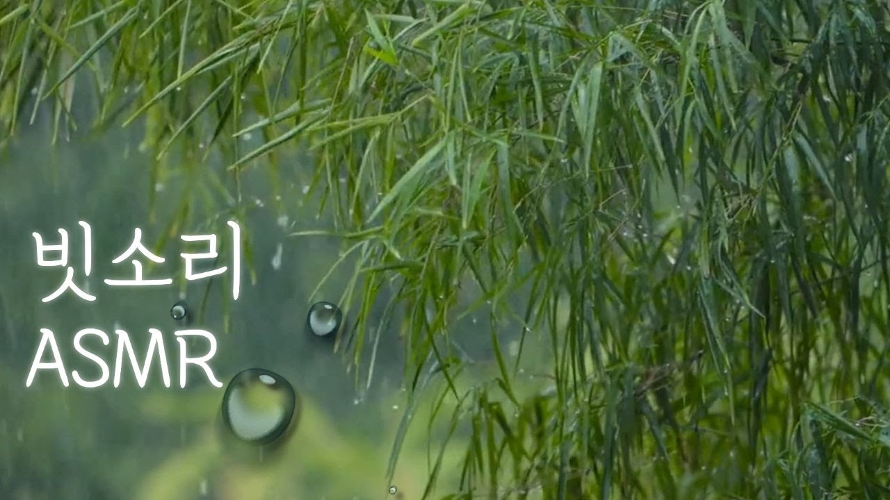 #ASMR 내마음속 빗소리 잔잔한 빗소리