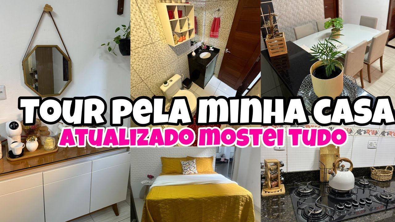 Tour pela minha casa 🏡 tour atualizado 2024 casa|tour pela minha casa própria