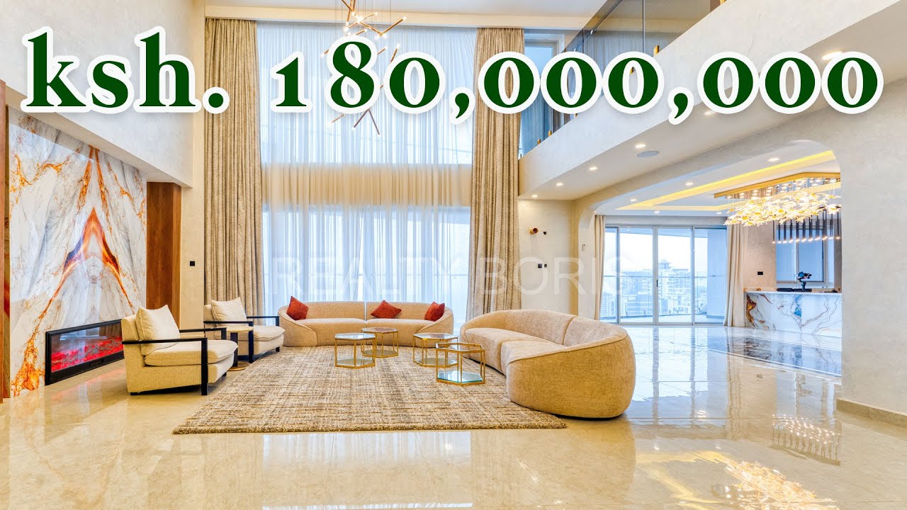 This is What Luxury Living in Nairobi| Westlands Looks Like for Ksh180,000,000 #property #viralvideo