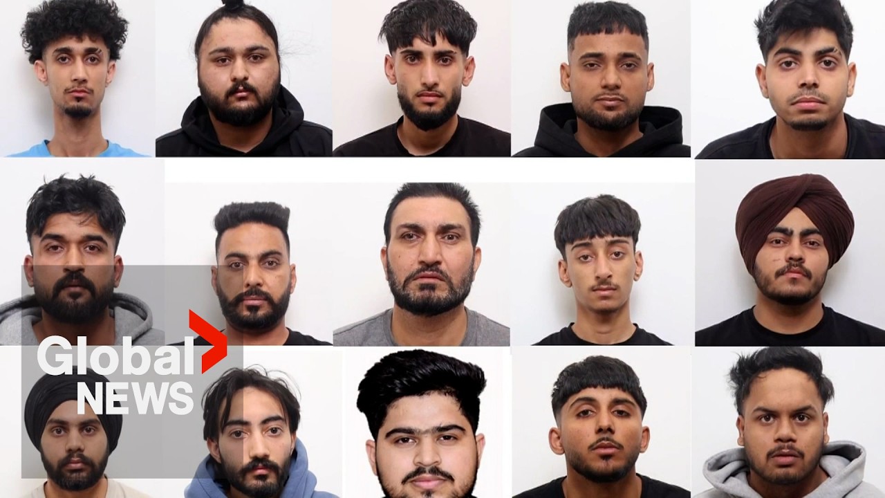Dozens of suspects, no Canadian citizens: Police release photos amid extortion investigation