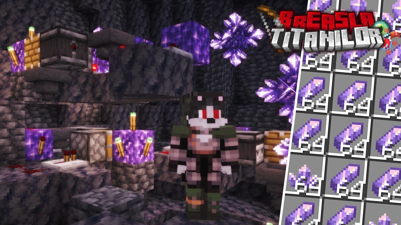 Cea mai EFICIENTA ferma de amethyst pe Breasla Titanilor - Minecraft SMP