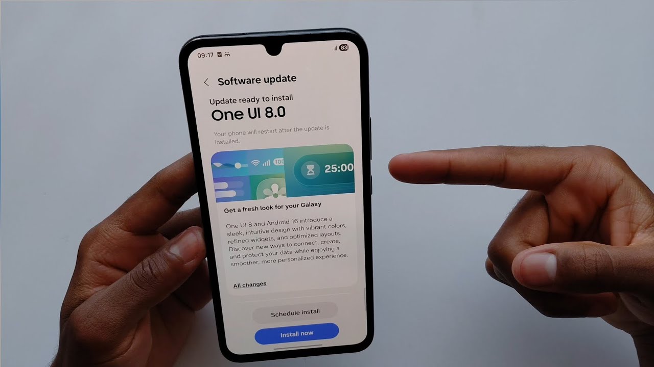 Samsung Galaxy A34 5G : Android 16 One UI 8.0 update! 