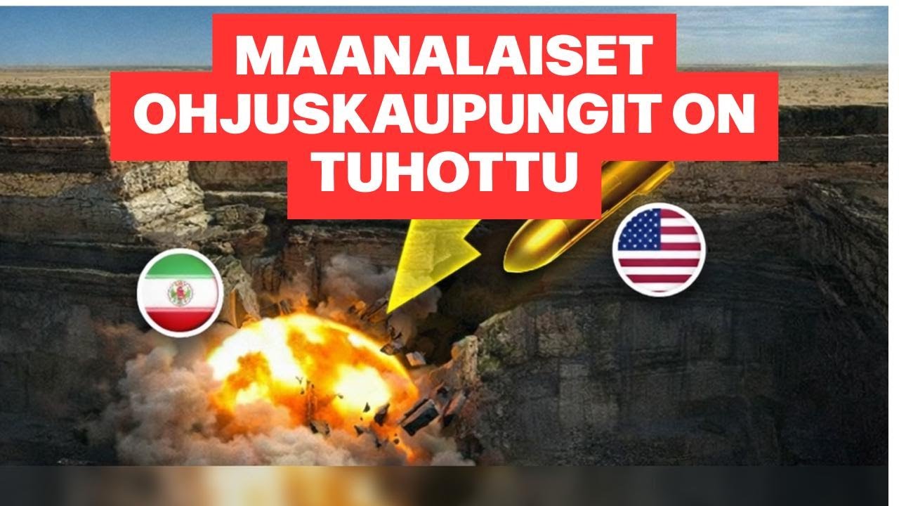 Yhdysvallat tuhosi Iranin salaiset bunkkerit &ndash; pys&auml;ytt&auml;m&auml;tt&ouml;m&auml;t pommit iskiv&auml;t armotta