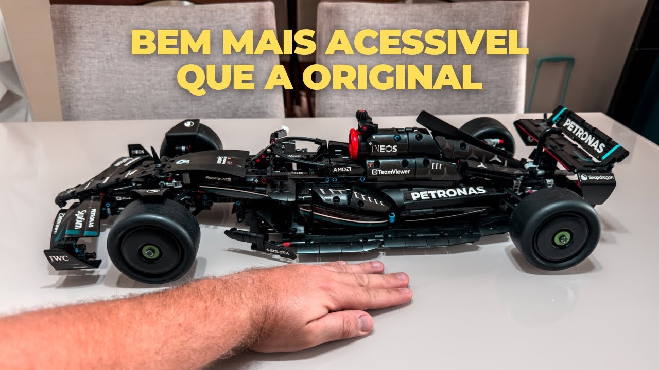 F1 MINIATURA DE 1642 PEÇAS DO ALIEXPRESS VALE A PENA?