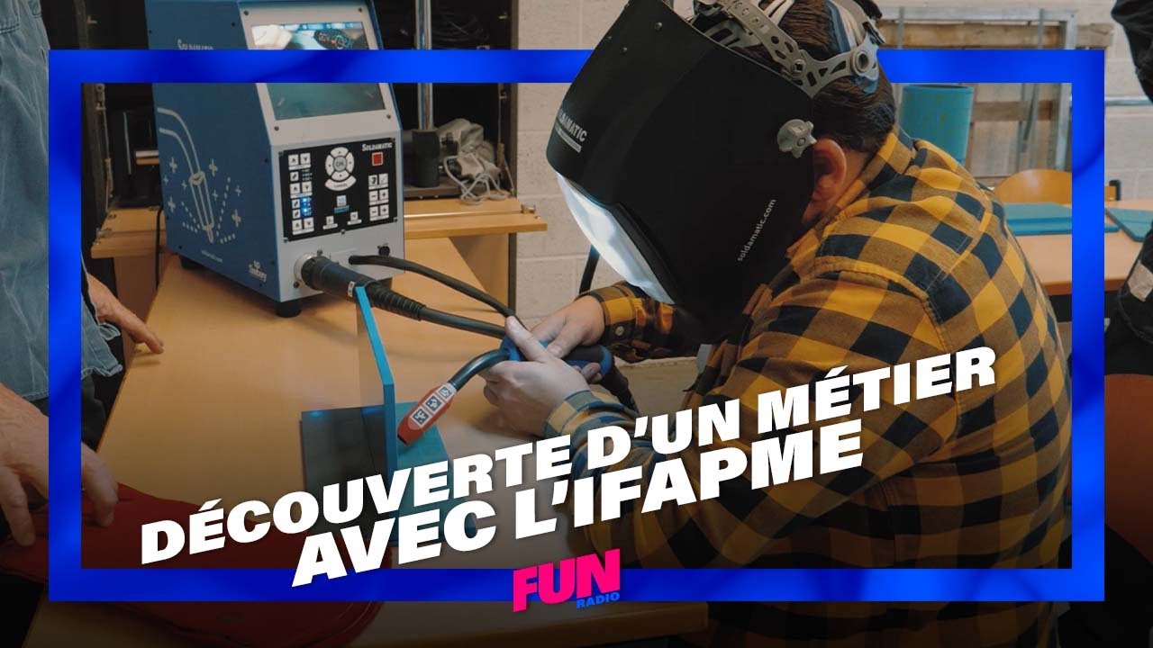 Découverte du métier de soudeur avec l'IFAPME