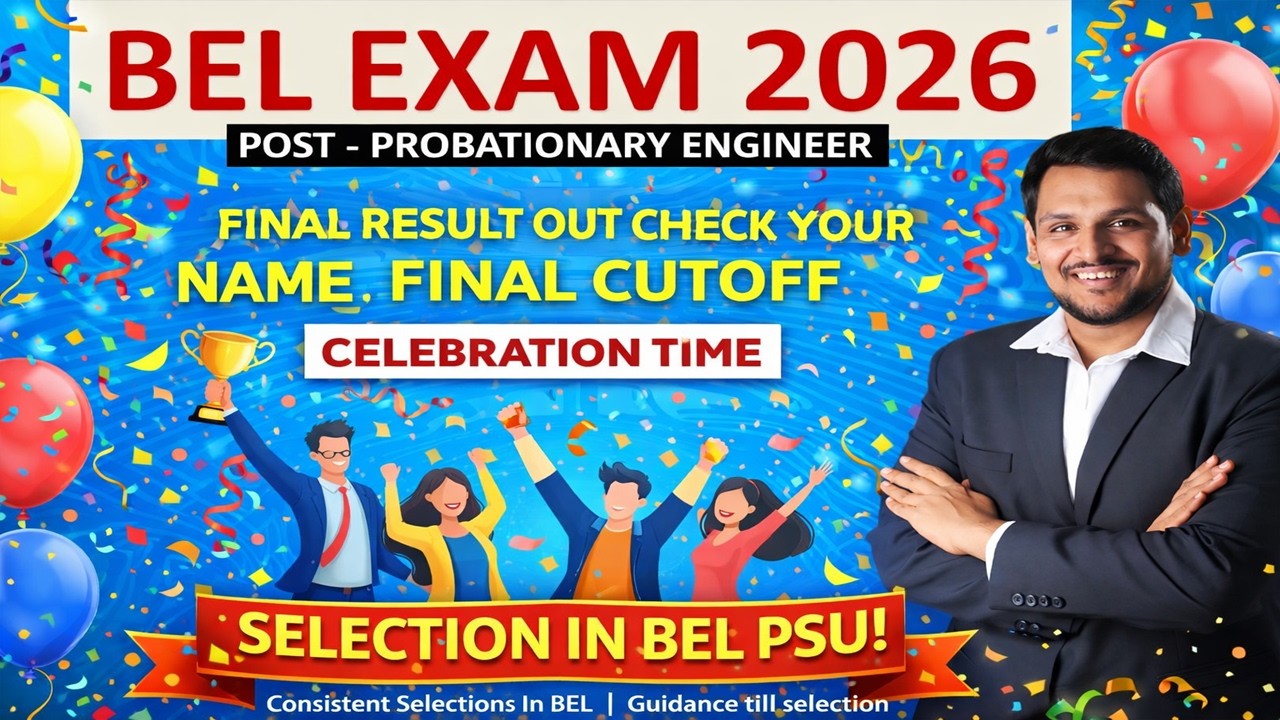 BEL PE RESULT 2026 OUT | BEL PE FINAL CUTOFF | CONSISTENT SELECTIONS IN BEL RECRUITMENT #belpe