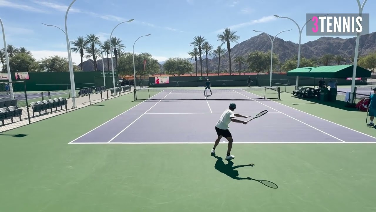 Colton Smith (USA) and Tseng Chun-hsin (TPE) Practice | Indian Wells 2026