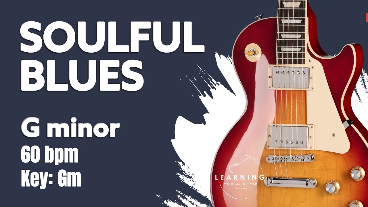 Slow Gary Moore Style Blues Backing Track (Gm - Cm) 🎸 Emotional Jam