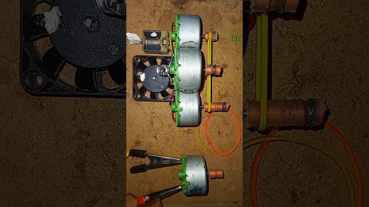 Dynamo DC Motor Power Generator &bull; New Invention