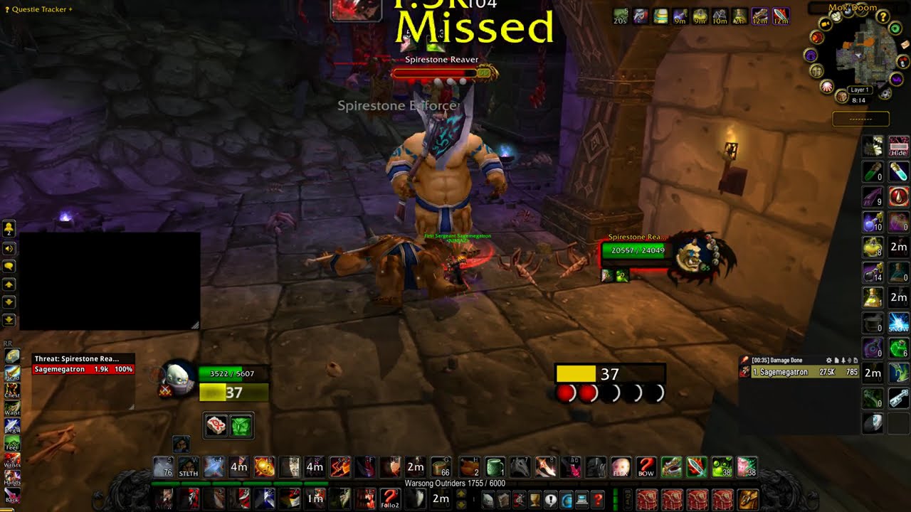 Solo Ogre warbeads farming on alt Rogue