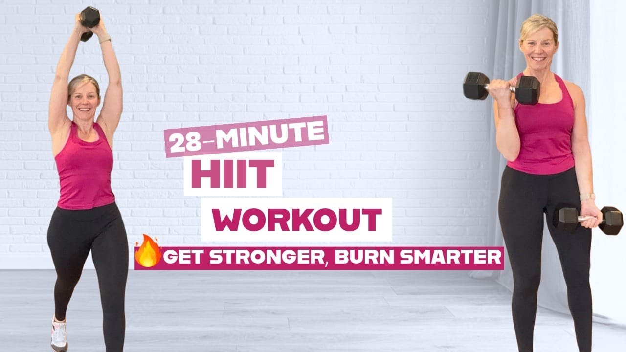 28 Min HIIT Workout for Women 40+ | Build Strength & Burn Calories Fast