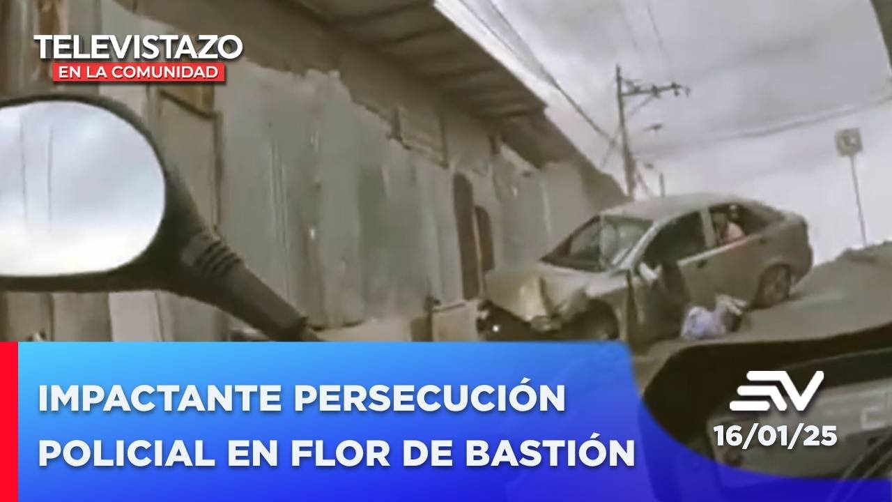 Impactante persecución policial en Flor de Bastión | Televistazo en la Comunidad