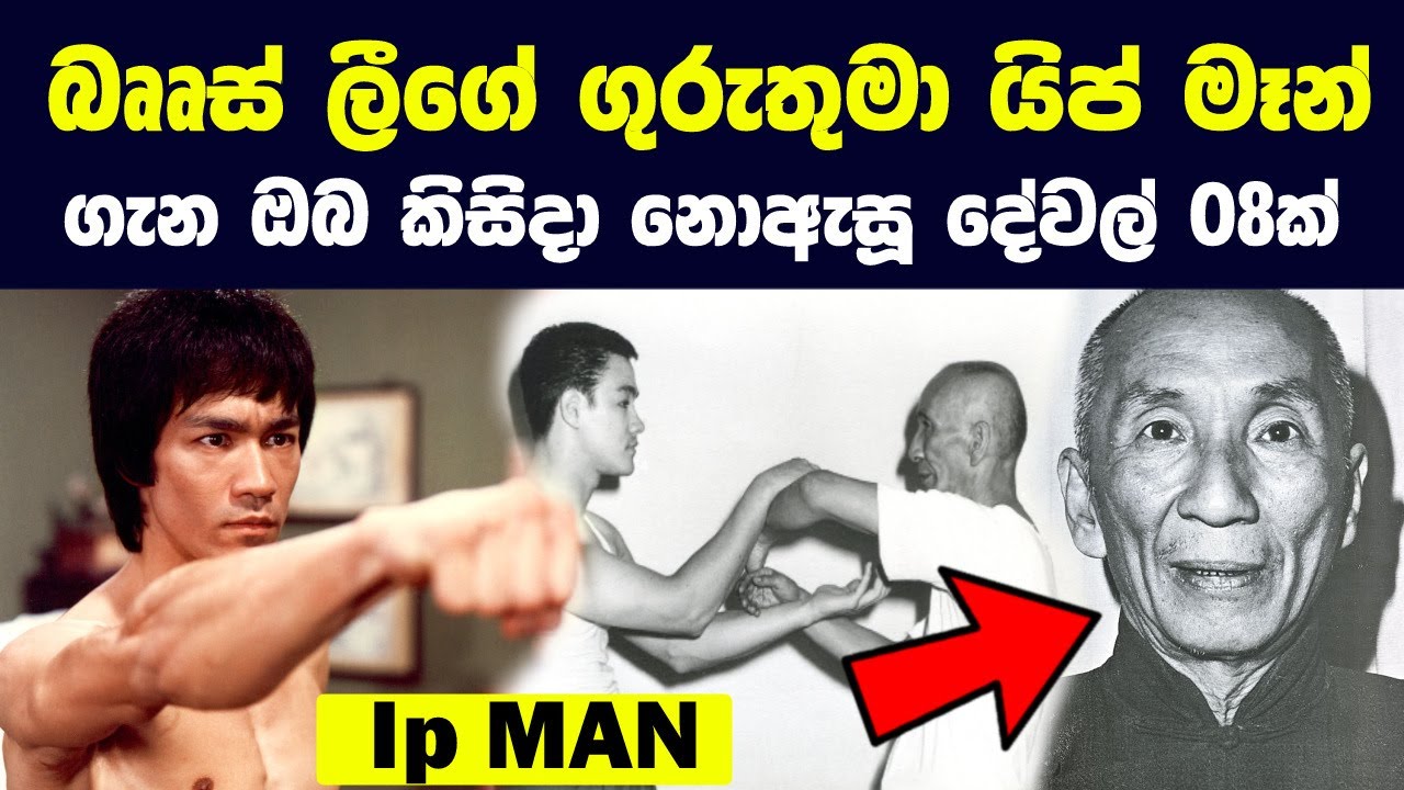 බෲස් ලීගේ ගුරුතුමා IP මෑන් ගැන ඔබ කිසිදා නොඇසූ දේවල් 08 ක් | The Real Teacher of Bruce Lee