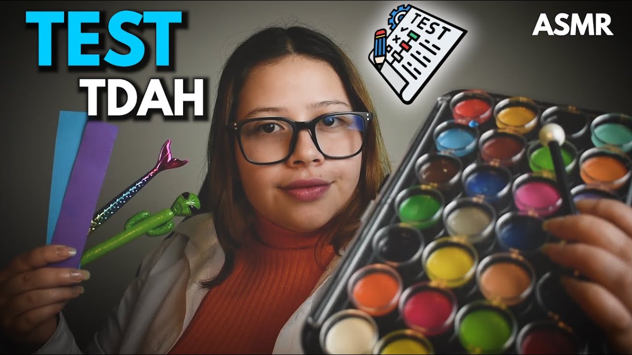 Asmr Español 👩🏻‍⚕️ Nuevo TEST de ATENCION 👀- TDAH  con Voz Suave - Vivalen ASMR