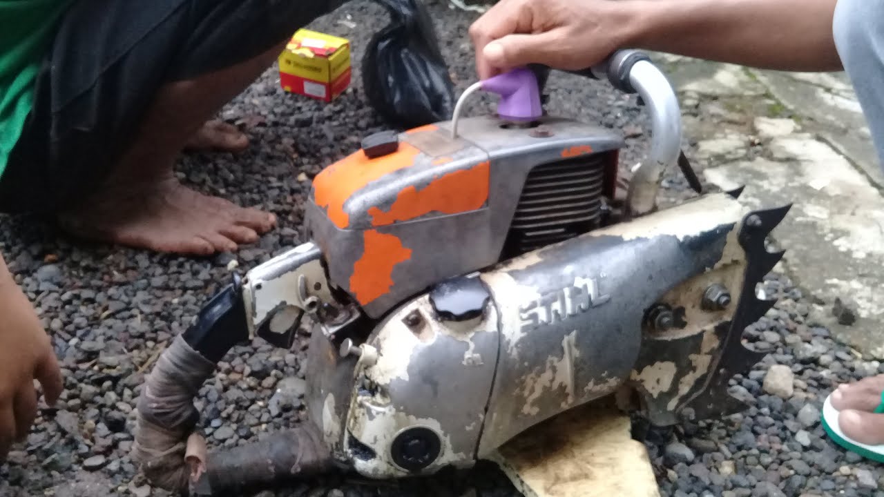 🔴MENCOBA CHAINSAW KAYU HABIS DI SERVIS!📣
