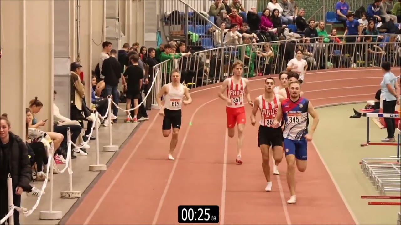 2026.02.14.  Budapest BOK  Fedettpályás MASZ Verseny 800m.
