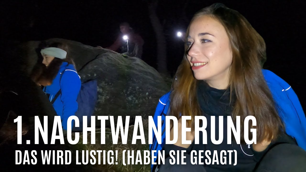 NACHTWANDERUNG mit 3 Männern | Rotkehlchenstiege in der Sächsischen Schweiz