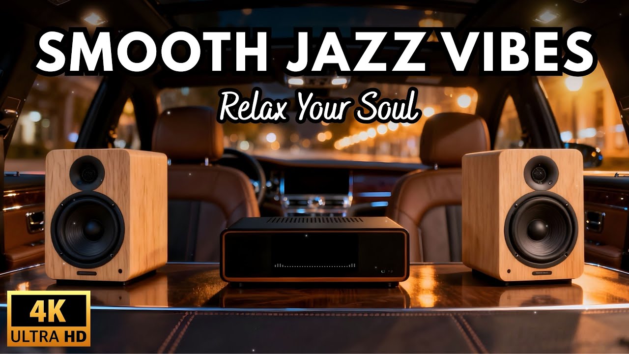 Smooth Jazz Soul R&B for Night Drive | Luxury Car Audio Lounge Vibes to Relax