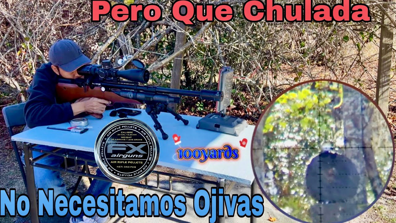 Avenge-X Bullpup .25 100yards Este PCP Es Un Láser Con Pellets(#pcpairrifle 